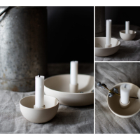 Lidatorp kaarsenstandaard mini beige